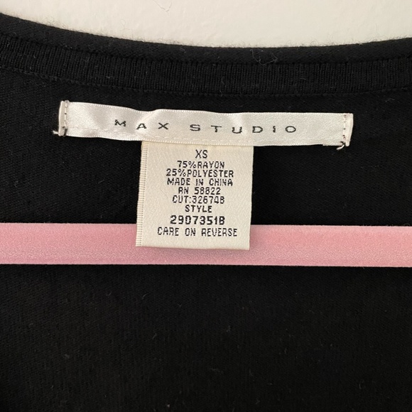 Max Studio, Size X Small, Black and White Striped Dress - Picture 2 of 2